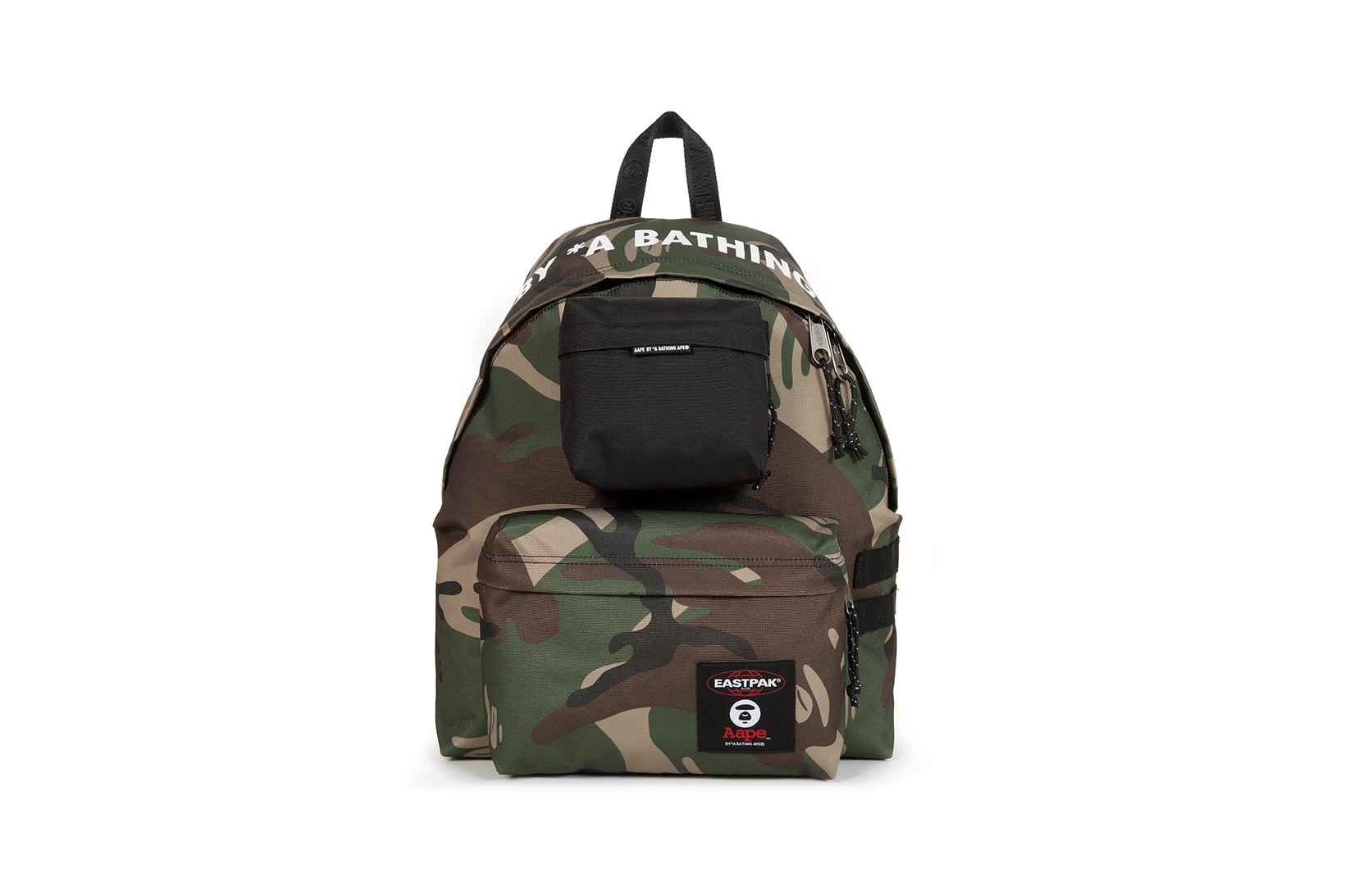 AAPE BAPE x Eastpak Collection Padded Pak'r Backpack Green Camouflage