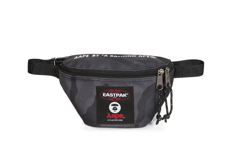 AAPE BAPE x Eastpak Collection Springer Fanny Pack Gray Camouflage