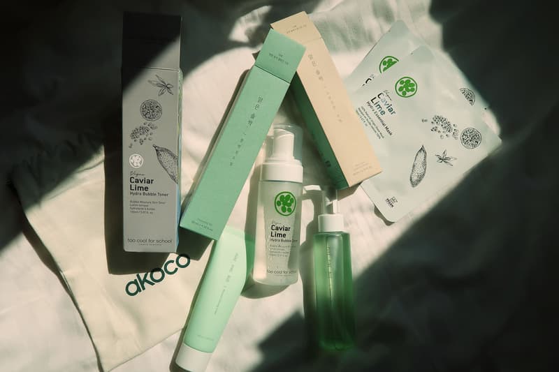 k-beauty skincare vegan akoco set too cool for school apieu toners cleansing oils masks creams clean