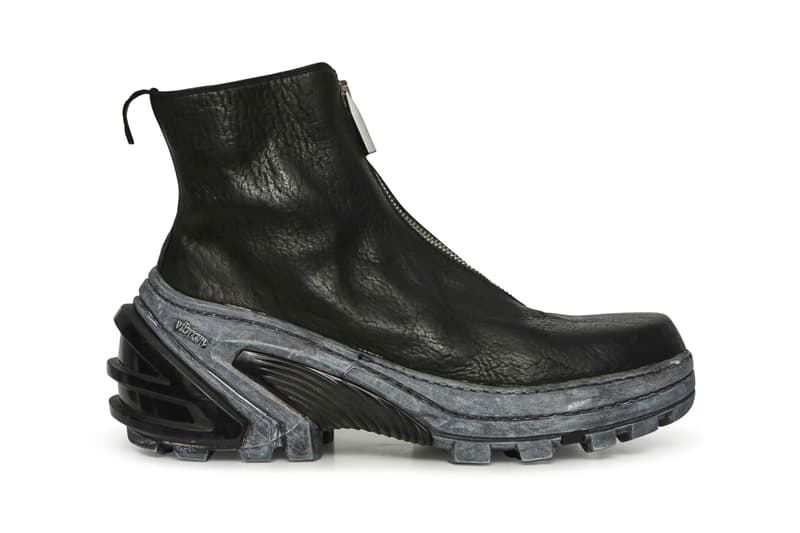 1017 ALYX 9SM x Guidi Boot Front Zip Vibram Sole Black