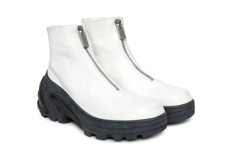 1017 ALYX 9SM x Guidi Boot Front Zip Vibram Sole White