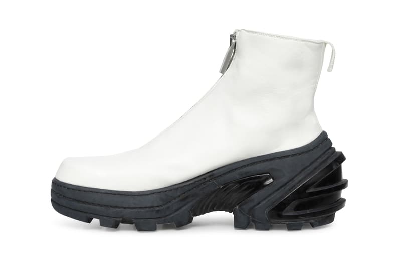 1017 ALYX 9SM x Guidi Boot Front Zip Vibram Sole White