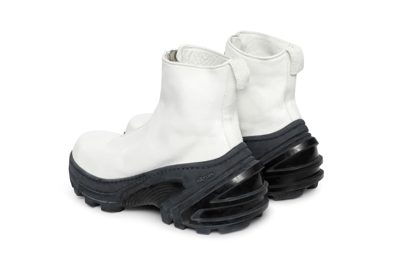 1017 ALYX 9SM x Guidi Boot Front Zip Vibram Sole White