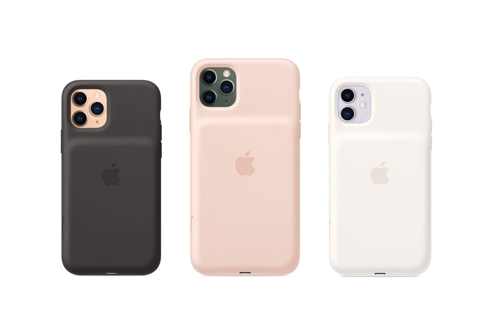 apple iphone 11 pro max smart battery case camera button black white pink tech 