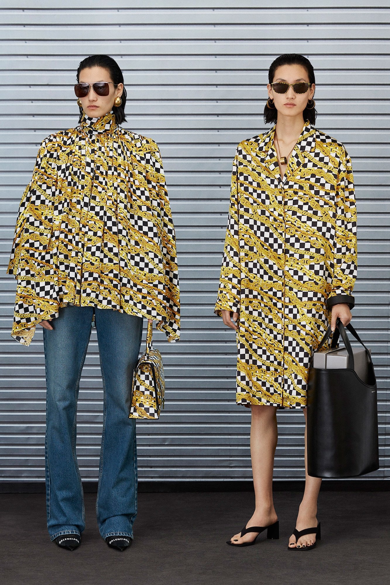 Balenciaga Resort 2020 Lookbook Collection Demna Gvasalia Release Layering Suits Blazer Coats