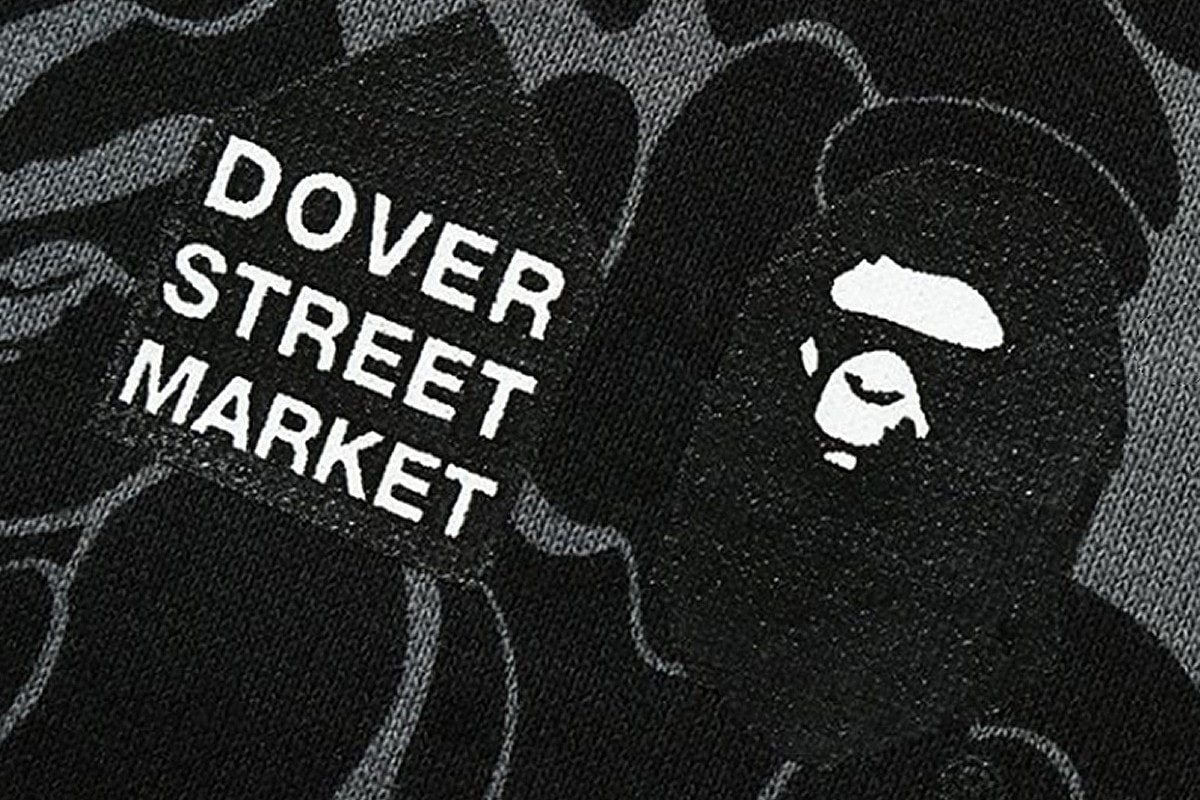 BAPE Dover Street Market London Anniversary Capsule Collection Camouflage Ape Head Graphic Print Logo Range 