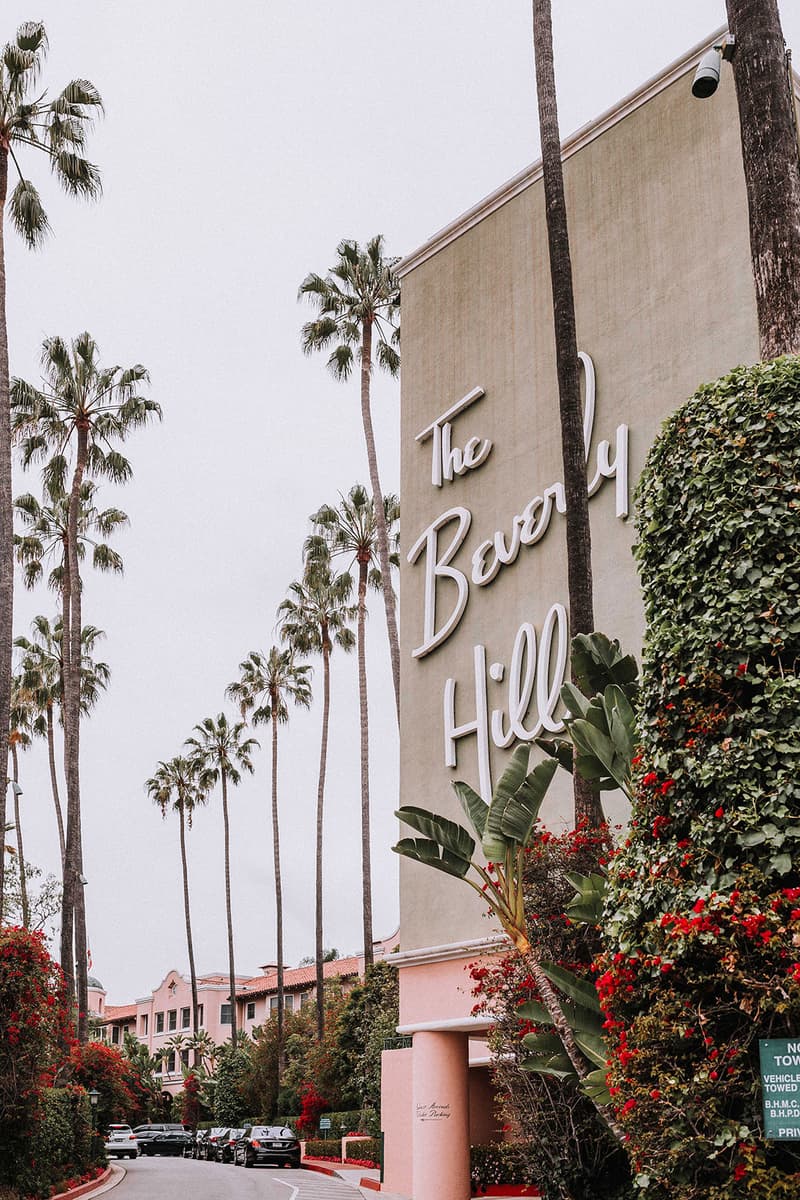 best hotels los angeles la california beverly hills palm trees