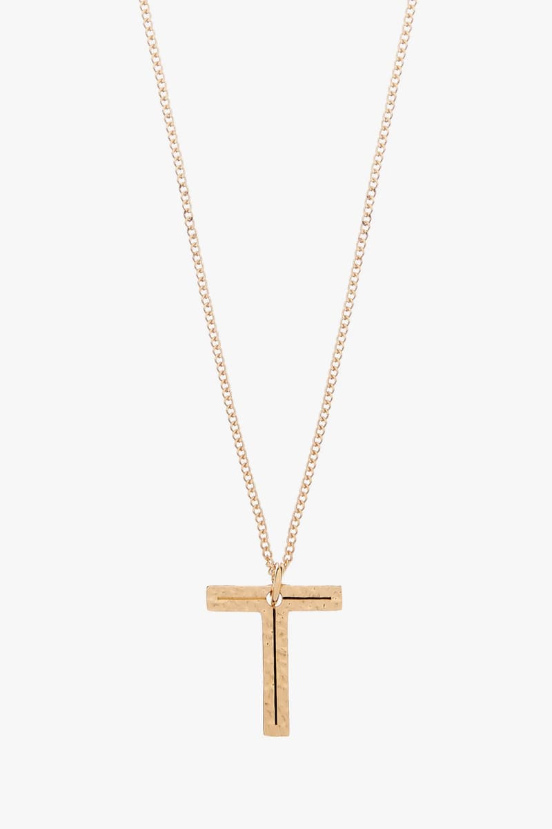 Burberry Letter Pendant Necklaces Gold Jewelry | Hypebae