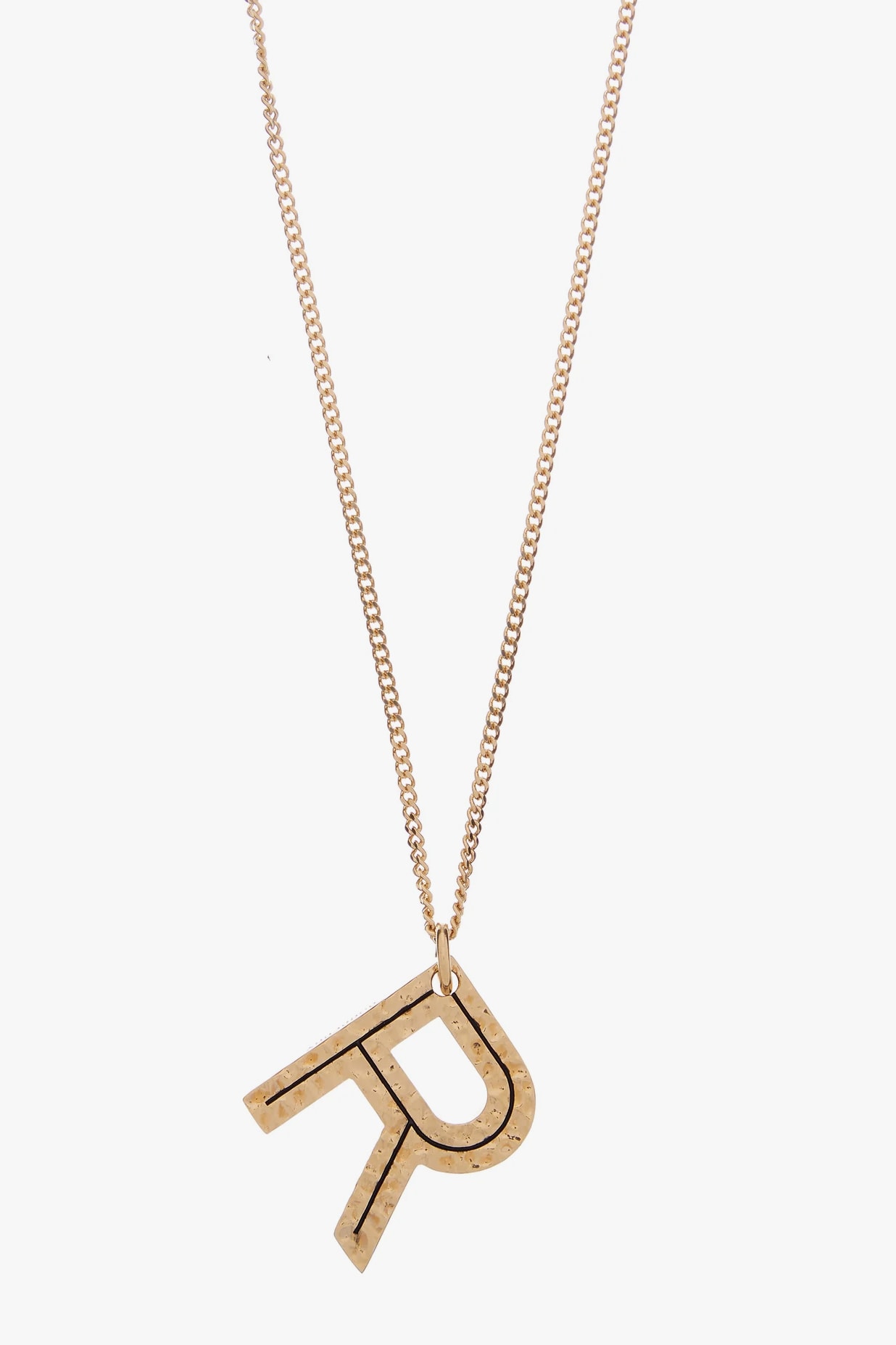 Burberry Letter Pendant Necklaces Gold Jewelry Collection Luxury Chain