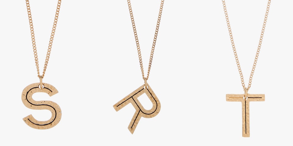 Burberry Letter Pendant Necklaces Gold Jewelry | Hypebae