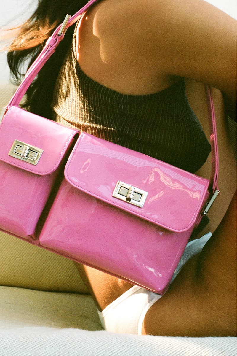 BY FAR Spring Summer 2020 Collection Campaign Billy Patent Leather Pink