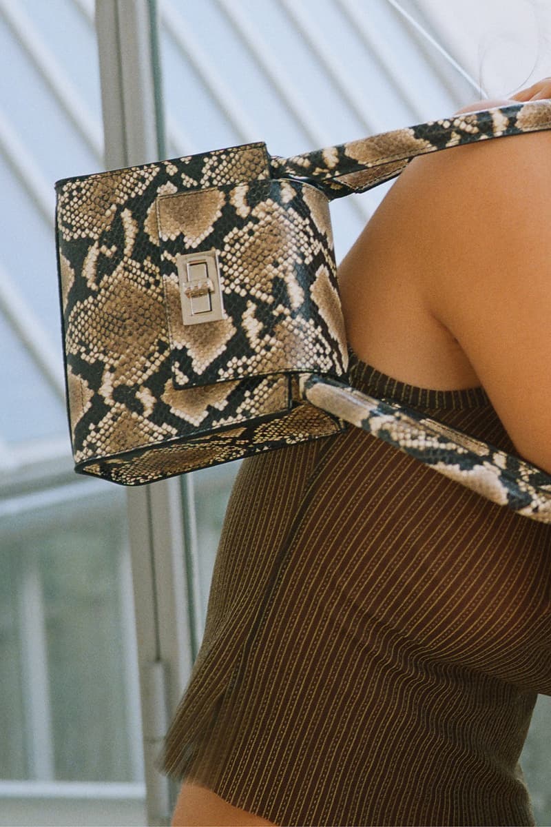 BY FAR Spring Summer 2020 Collection Lookbook Campaign Snake Print