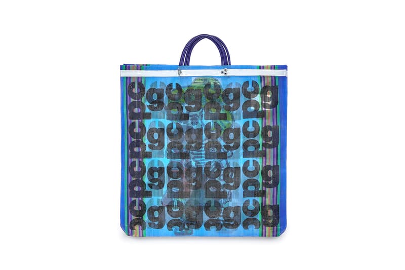 COMME des GARÇONS Monogram Tote Bag Blue