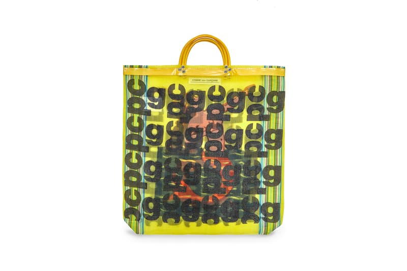 COMME des GARÇONS Monogram Tote Bag Yellow