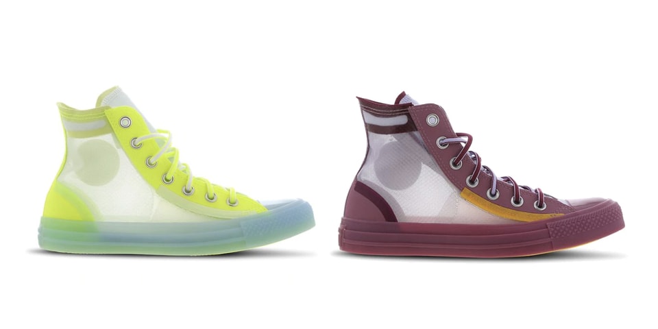 Converse Taylor Translucent Neon Yellow Red | Hypebae