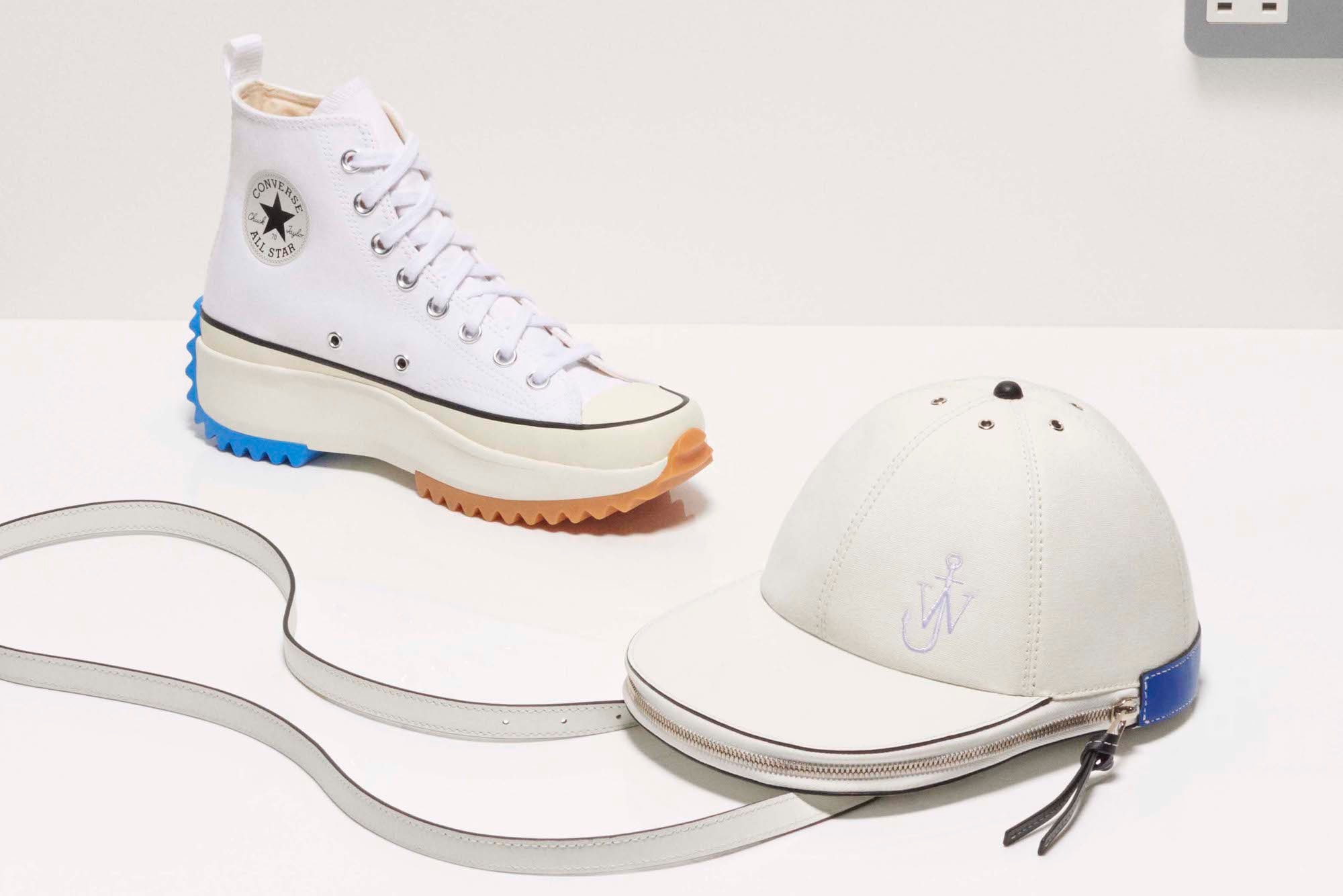 JW Anderson Converse Run Star Hike Sneaker Restock Cap Bag Canvas Release Date white Platform Trainer Shoe Collaboration