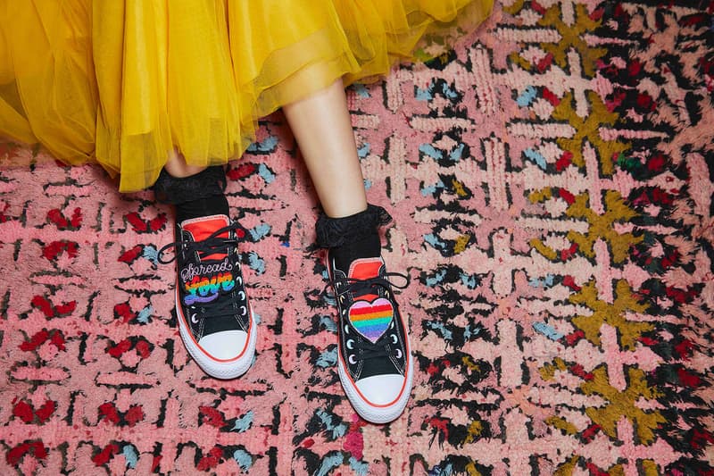 converse millie bobby brown collaboration chuck taylor chuck 70 sneakers black pink white stranger things actress shoes footwear