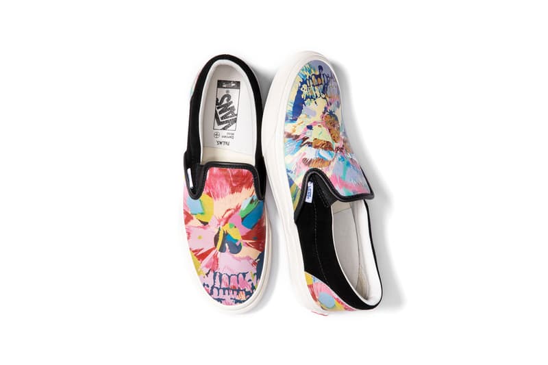 Damien Hirst x Friday vans UA Classic Slip-On 98 DX men Lowtop Black in Größe x Friday vans Slip-On Skull Sneaker Collection