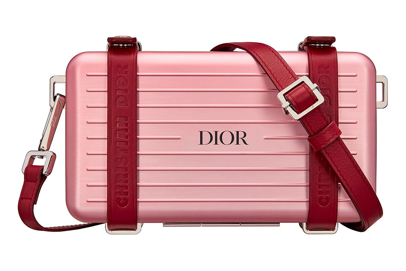 DIOR and RIMOWA Cabin Suitcase Gray Dior Oblique Aluminum  DIOR US