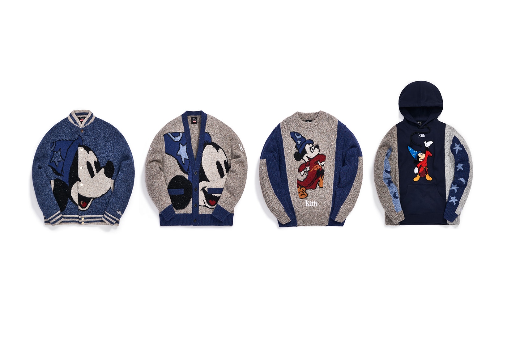 Disney x KITH Collection Mickey Mouse Knit Cardigan Sweater Fantasia