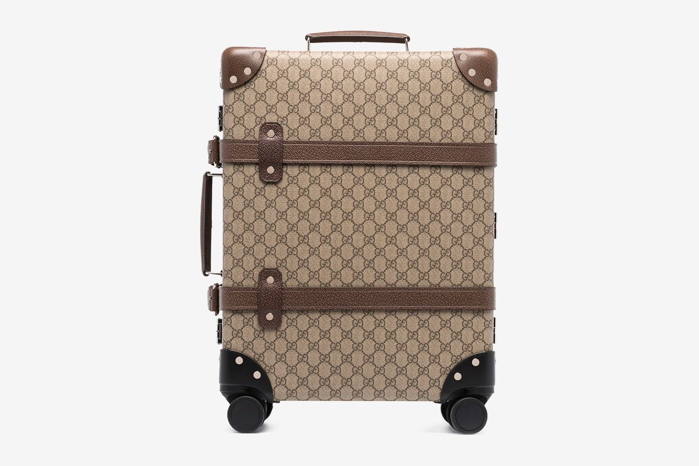 Gucci Monogram Logo Suitcase Globetrotter Bag Print Luxury Packing Travel 