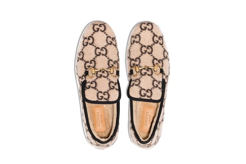 gucci monogram slippers