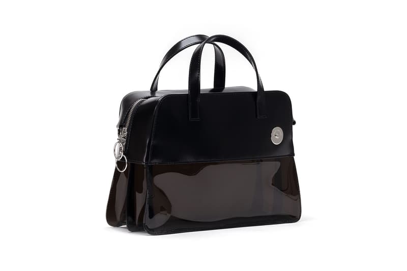 KARA Pinch Brick Satchel Black