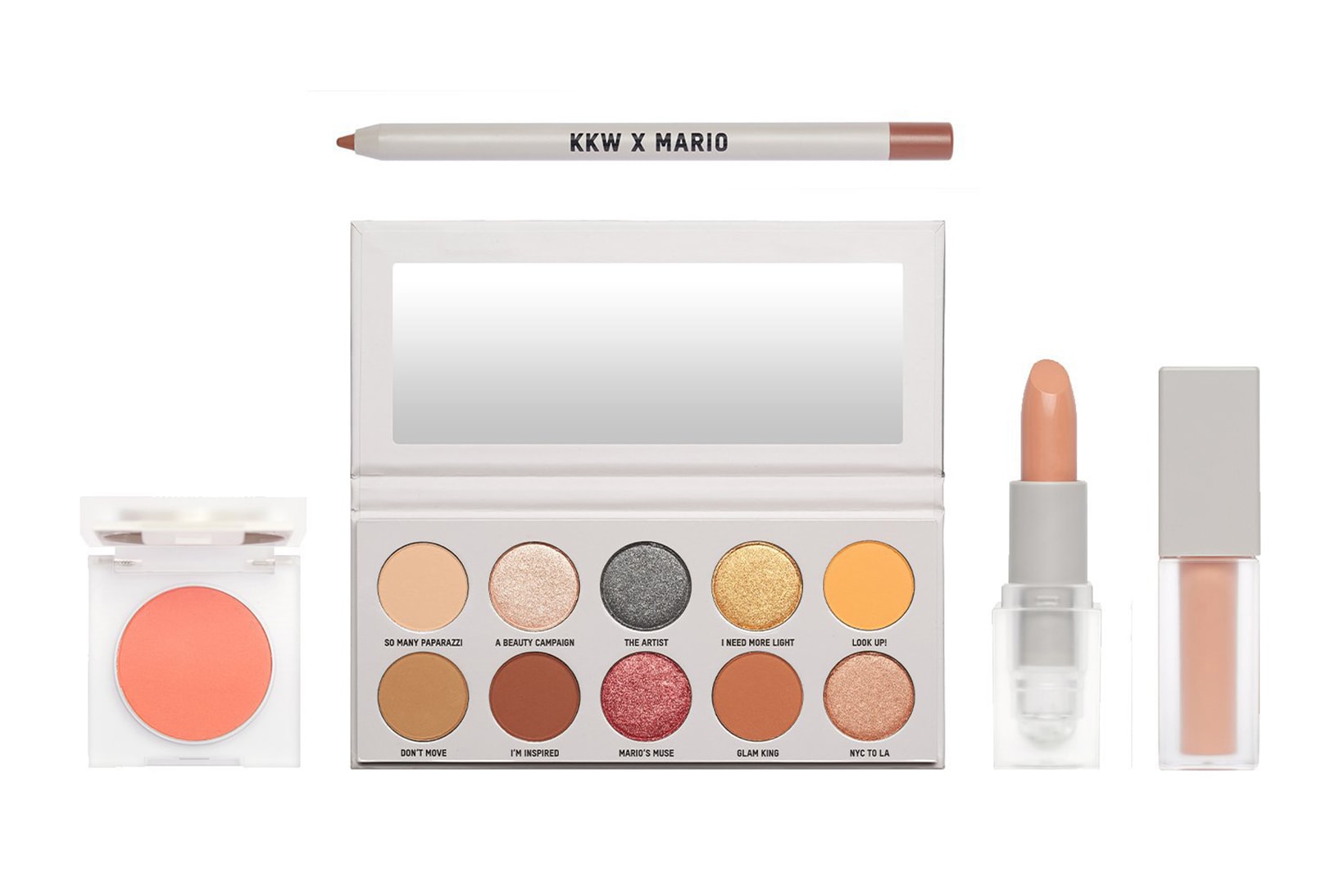 kim kardashian makeup by mario kkw beauty second collection