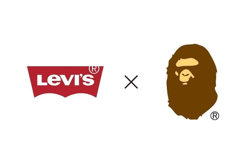 BAPE x Levi's Collaboration Collection Teaser Reveal Logo Brand Instagram