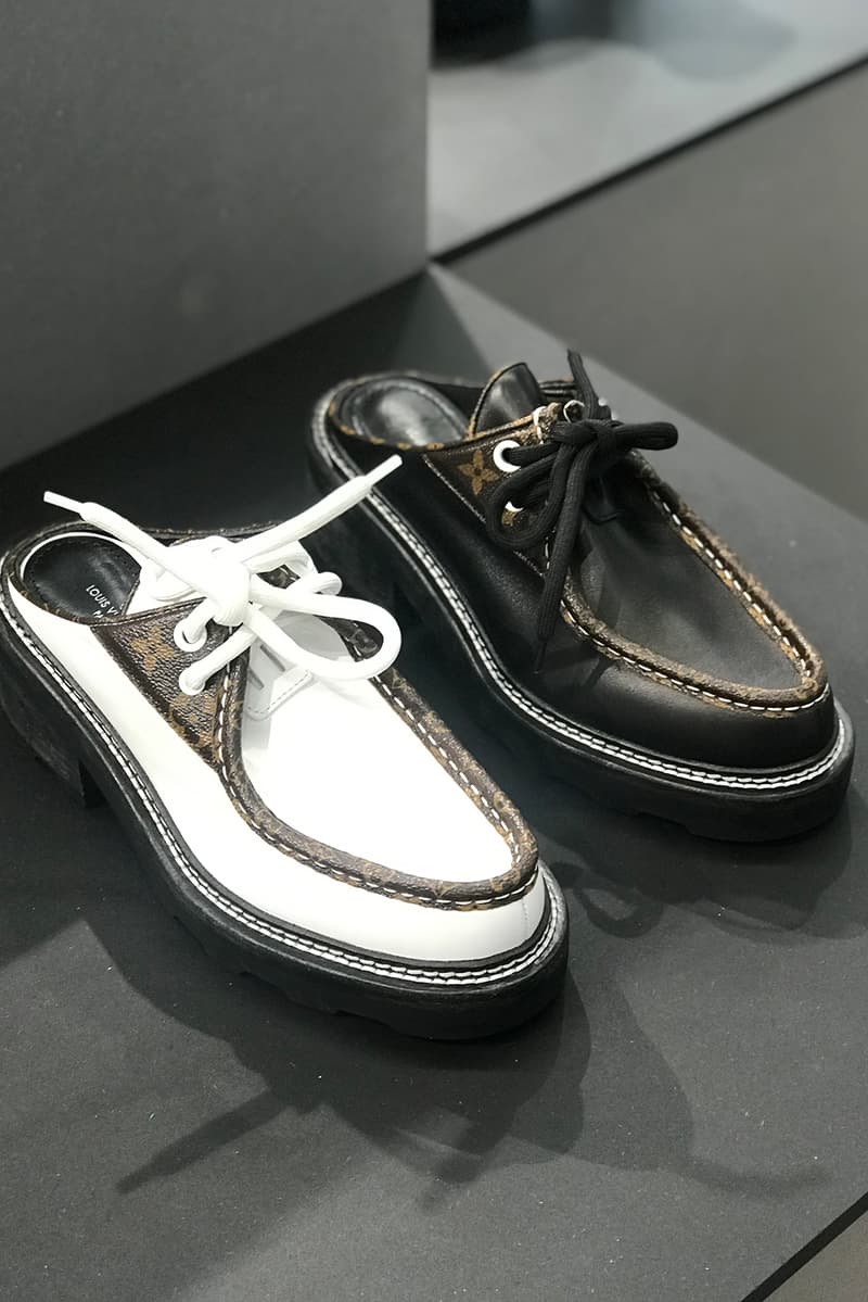 louis vuitton spring summer 2020 collection preview shoes sandals red white brown monogram bags LV blue red grey
