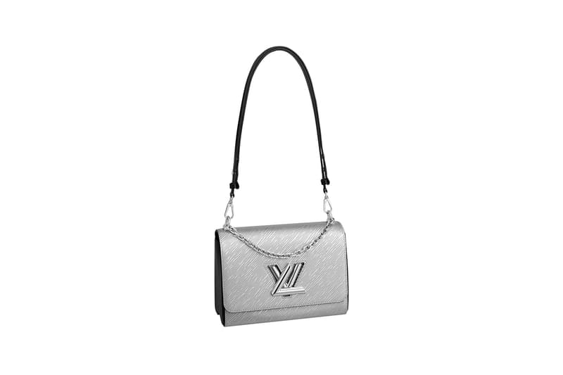 louis vuitton twist bag fall winter collection monogram accessories hangbag white gold chain alicia vikander