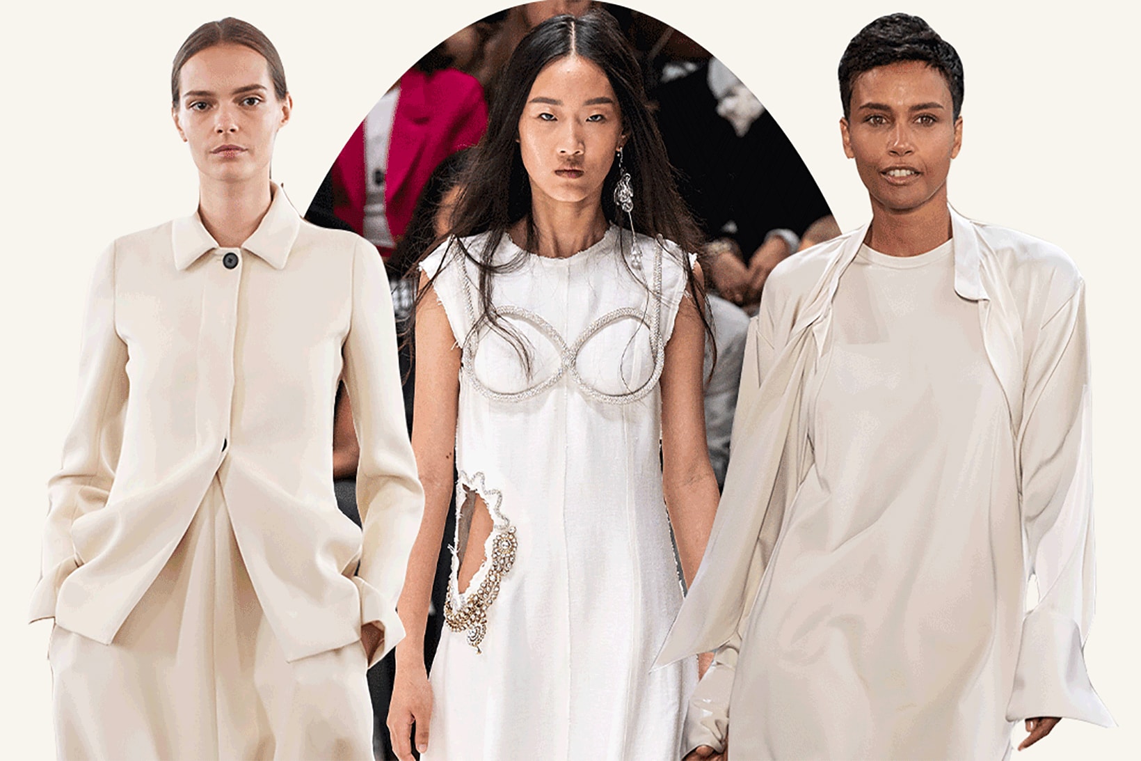 moda operandi runway color trend report ivory spring summer 2020 fashion 