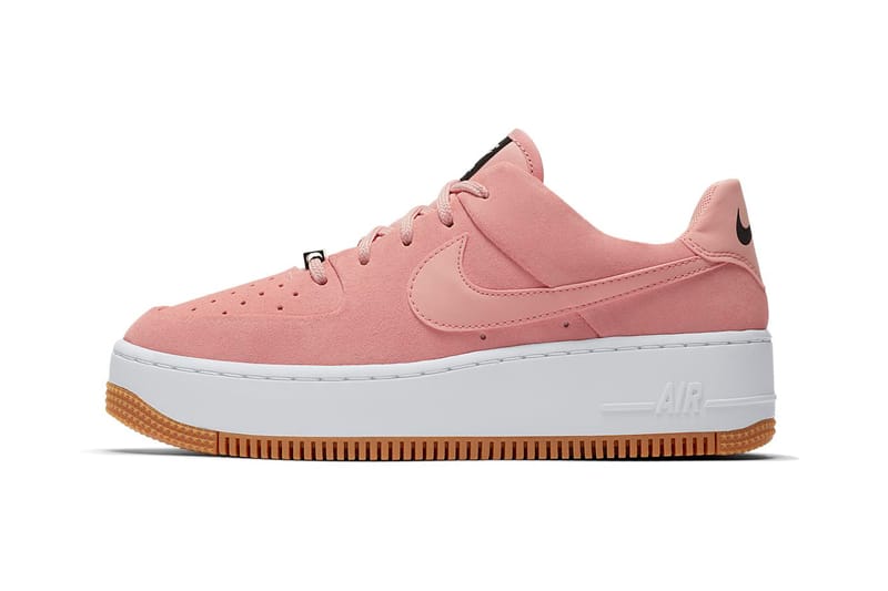 pink platform nike air force 1