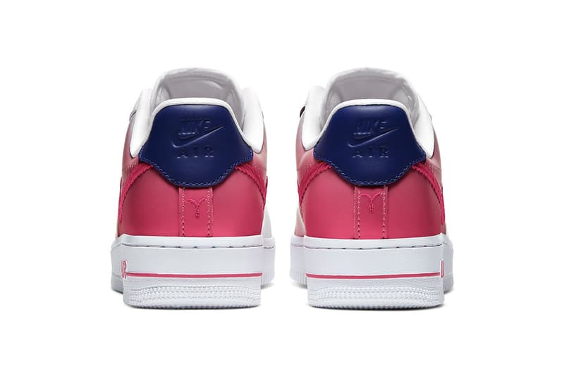 nike air force 1 kay yow cancer fund sneakers collaboration pink white blue shoes sneakerhead