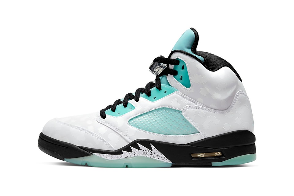 Nike Air Jordan 5 Retro Island Green Release Hypebae Nike Air Jordan 5 Retro Island Green Release Hypebae