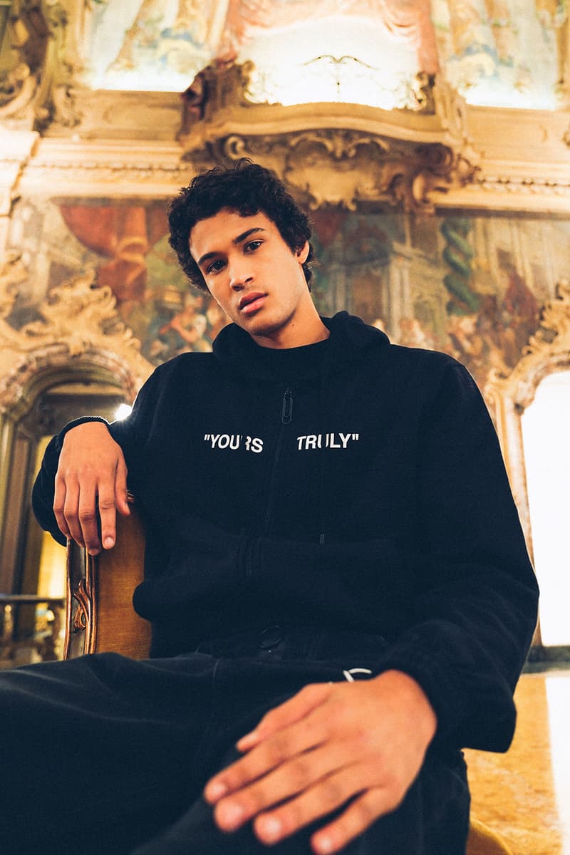 off white virgil abloh yours truly collection hoodies t shirts shorts release date