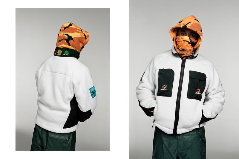 palace ultimo winter collection hoodies jackets beanies lookbook pink orange clothe fashion