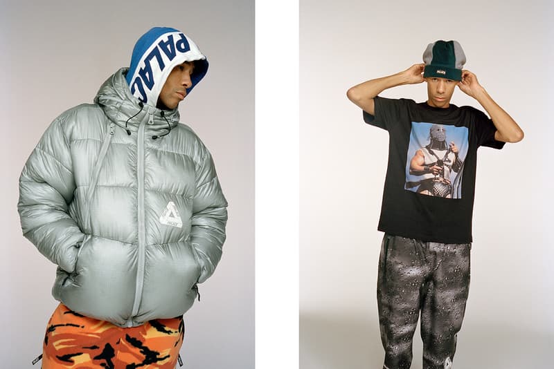 palace ultimo winter collection hoodies jackets beanies lookbook pink orange clothe fashion