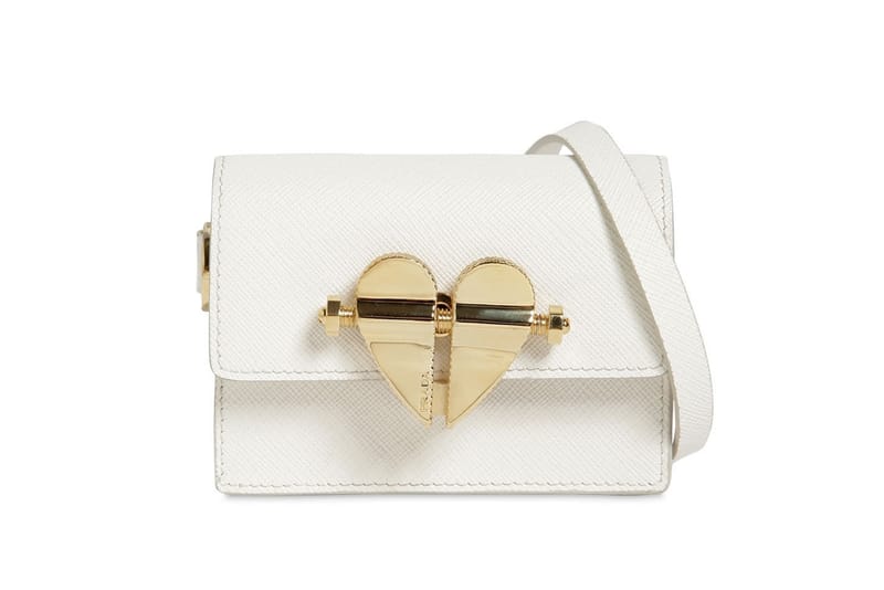 prada heart mini bag