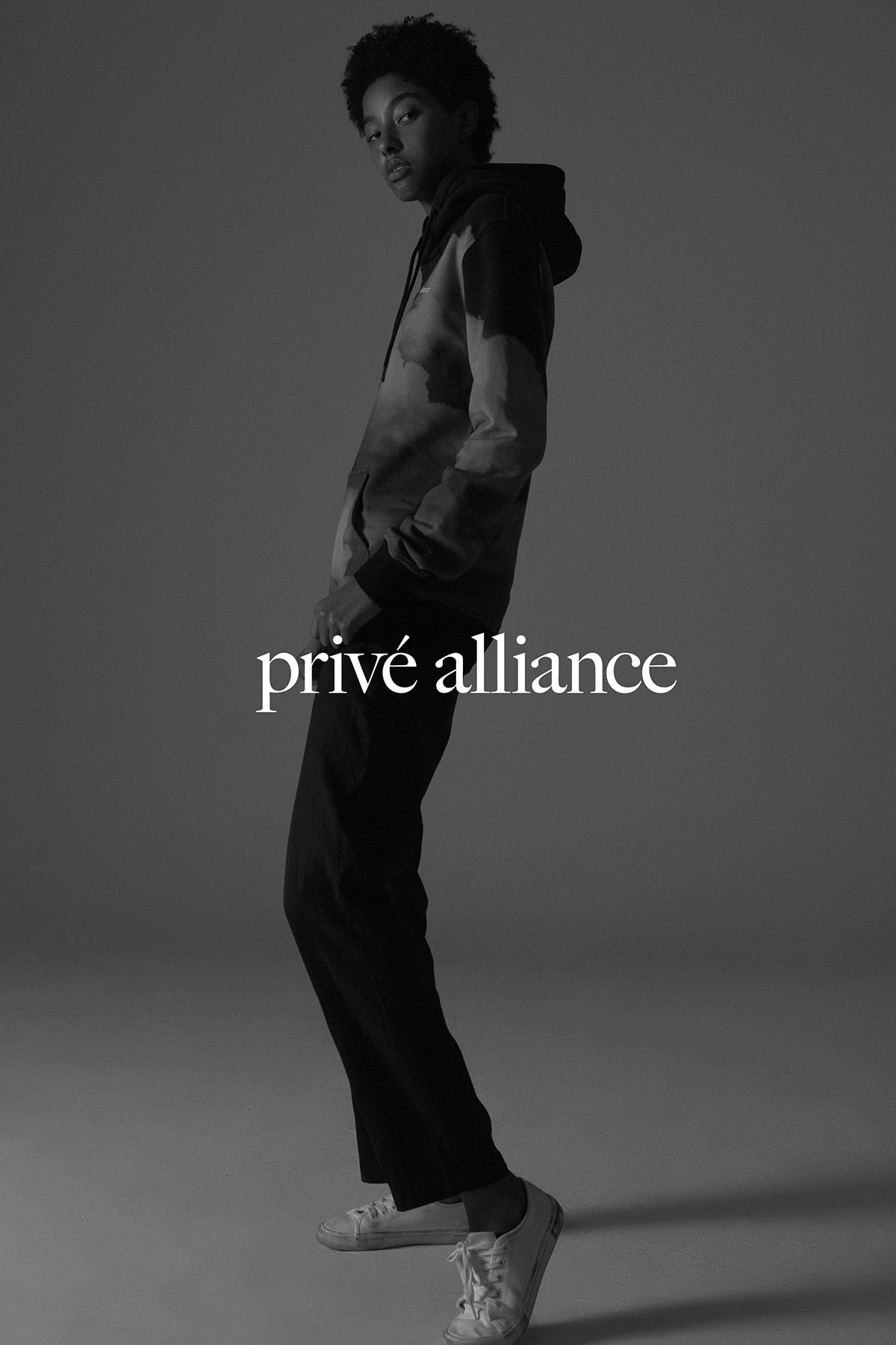 Privé by Baekhyun Fall Winter 2019 Collection Campaign Behind Clouds Hoodie