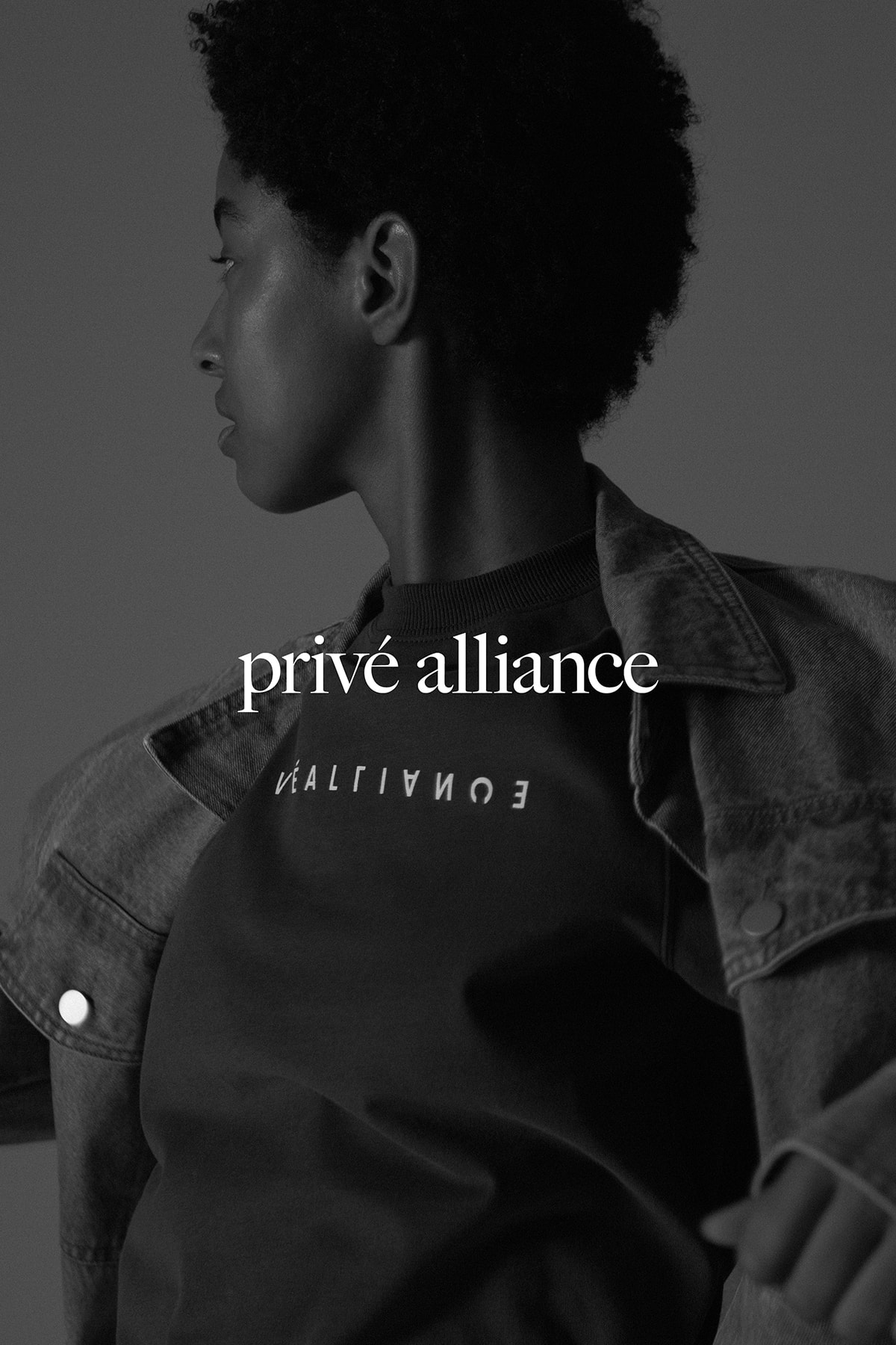 Privé by Baekhyun Fall Winter 2019 Collection Campaign Partial T-Shirt