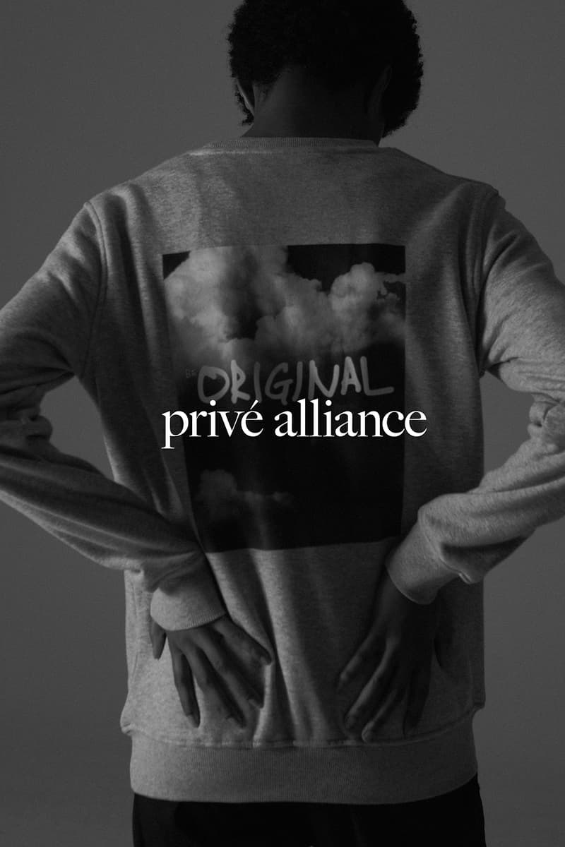 Privé by Baekhyun Fall Winter 2019 Collection Campaign Escape Crewneck
