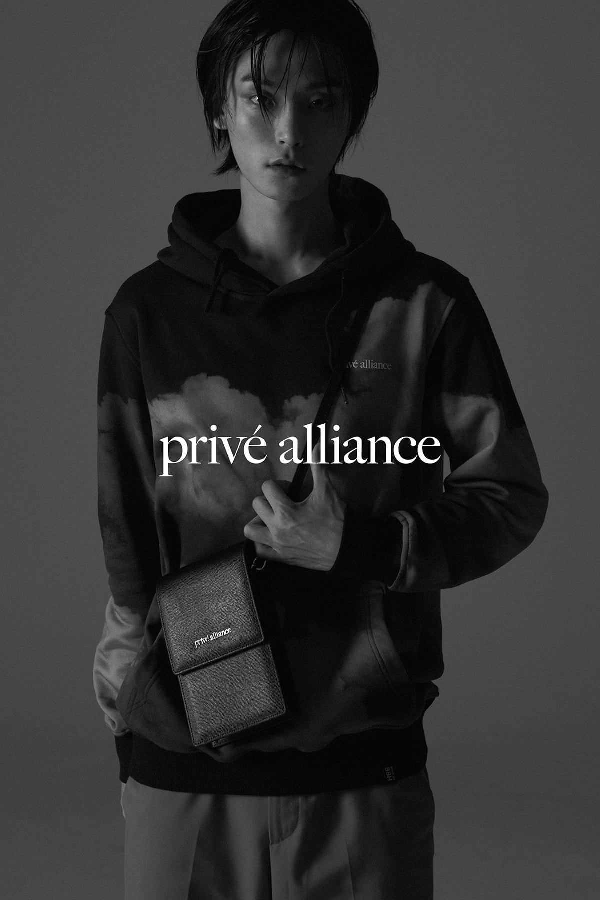 Privé by Baekhyun Fall Winter 2019 Collection Campaign Behind Clouds Hoodie