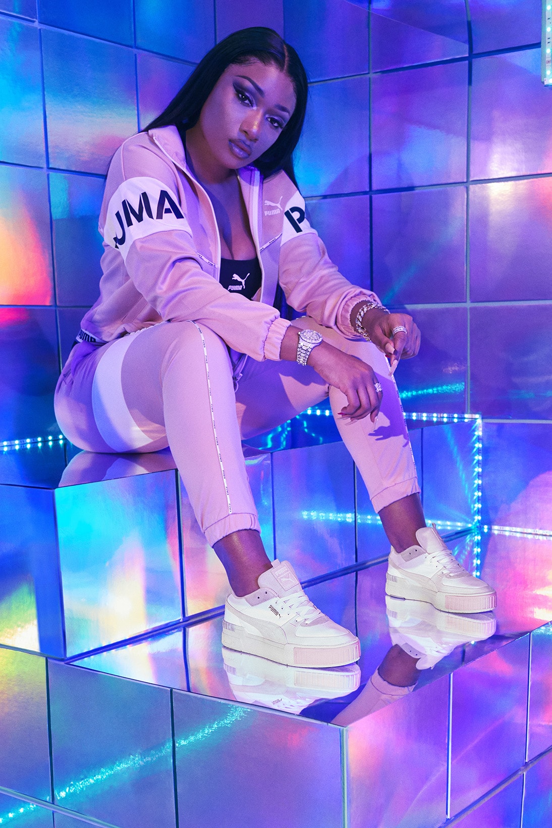 Megan Thee Stallion PUMA Cali Sport Campaign Sneakers Trainers