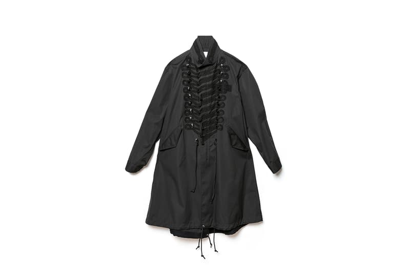 sacai dover street market exclusive napoleon jacket mods style coat black khaki outerwear fall winter