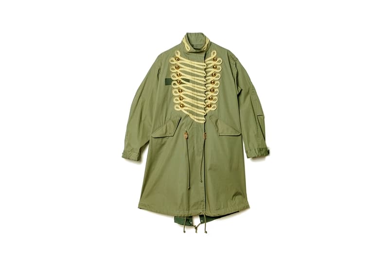 sacai dover street market exclusive napoleon jacket mods style coat black khaki outerwear fall winter