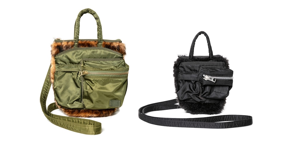 sacai x PORTER Bag Collaboration Nylon Zip Pouch | Hypebae