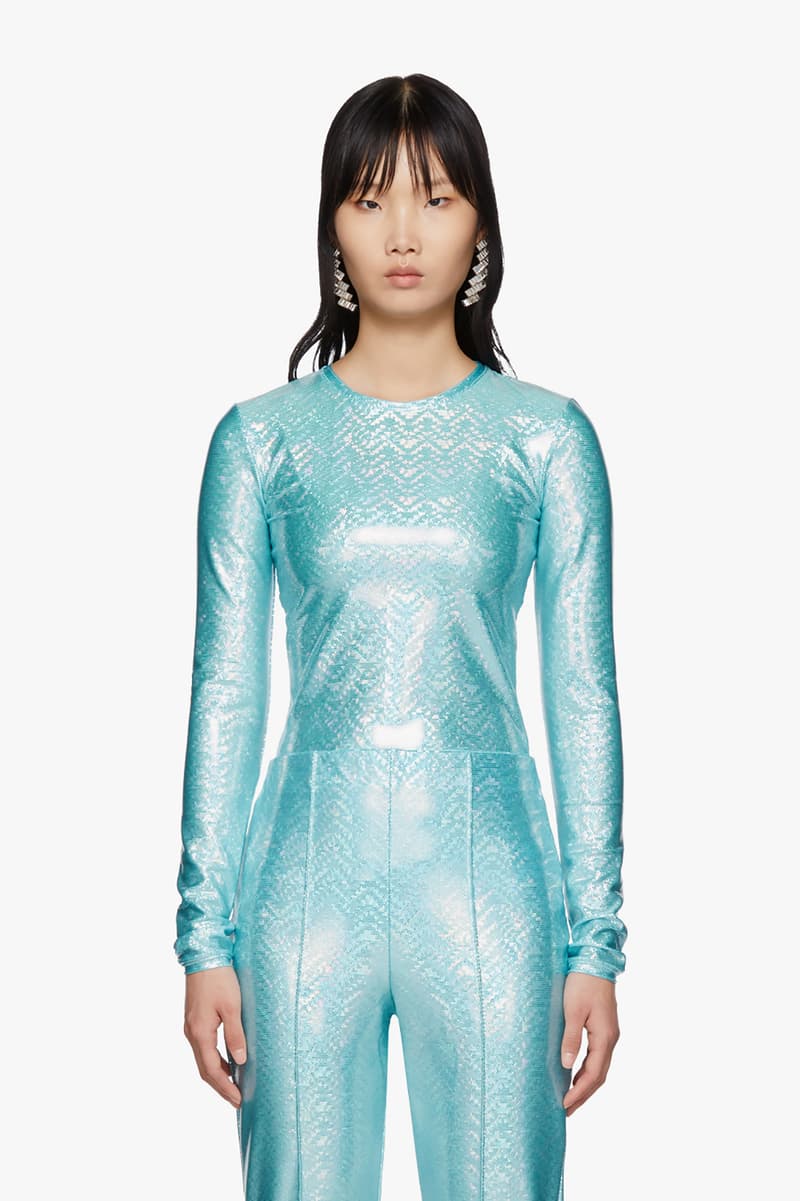 SSENSE Exclusive Saks Potts Sanya Long Sleeve T-Shirt Blue