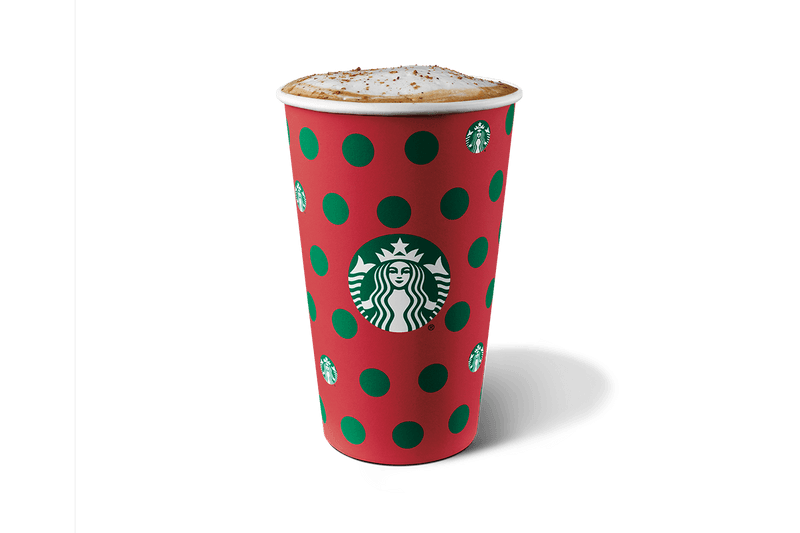 Starbucks Holiday 2019 Drink Menu Eggnog Latte