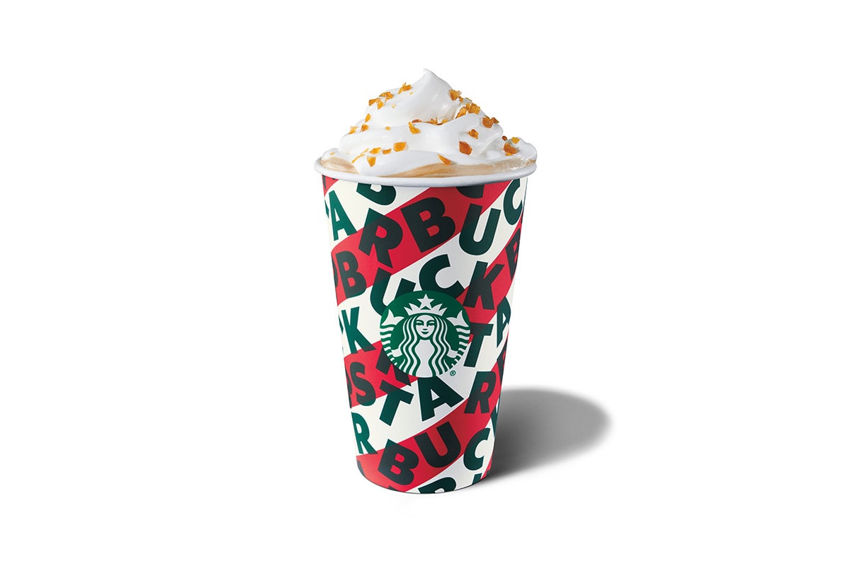 Starbucks Holiday 2019 Drink Menu Caramel Brulee Latte